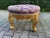 1990s French Louis XVI Gold Beech Purple Bench - 1 Pc For Sale - Image 9 of 10