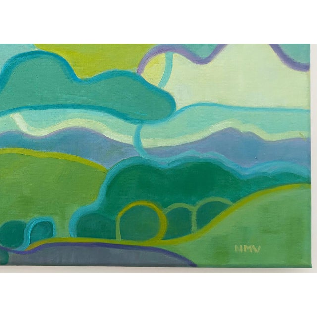“Sky Dance” Oil on Linen by Nancy M. Vignola For Sale - Image 4 of 7