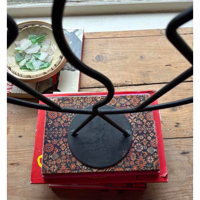 Sculptural Black Metal Five-Arm Candelabra For Sale In Seattle - Image 6 of 10