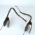 Chocolate Brown Leather Clip Lamps from Poltrona Frau, 2000s, Set of 2 For Sale - Image 3 of 13