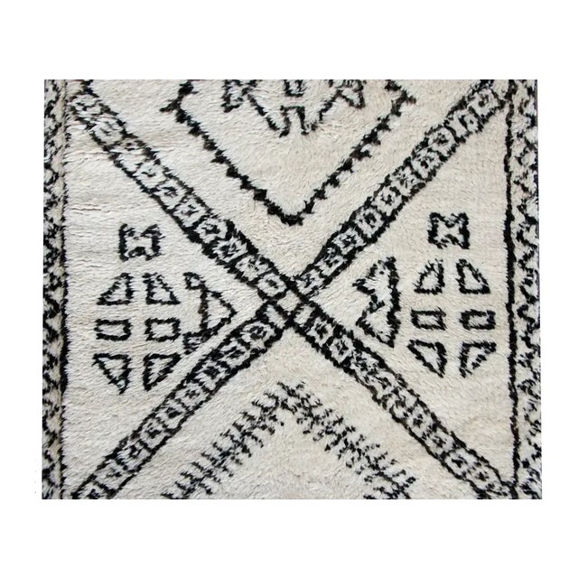 Vintage Mid Century Moroccan Rug For Sale - Image 4 of 13