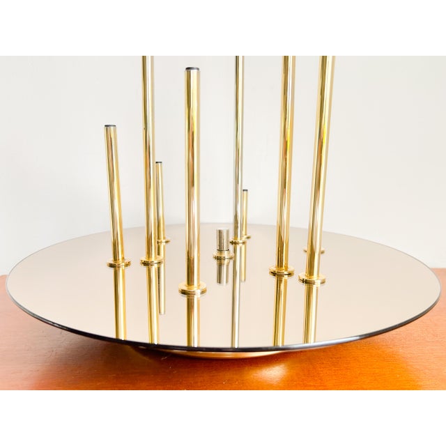 Metal Vintage Hollywood Regency Ceiling Lamp, 1990s For Sale - Image 7 of 11