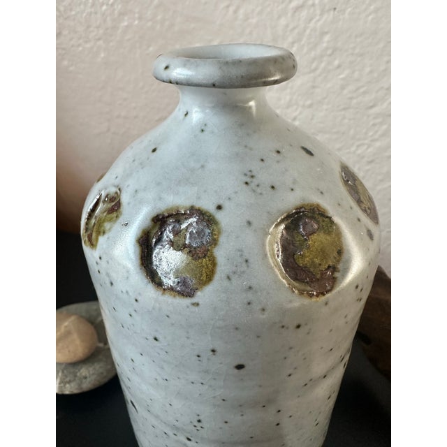 Contemporary Vintage Studio Pottery Bud Vase For Sale - Image 3 of 7