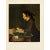 An excellent large American Classical Style vintage full-color reproduction print after painting "The House of Cards" by...