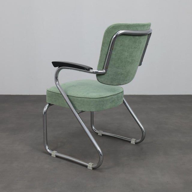 Tubular Steel Armchairs by Paul Schuitema for Fana Metaal, 1950s, Set of 2 For Sale - Image 6 of 10