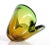 Murano Mid Century Murano Sommerso Art Glass Clam Shell Bowl For Sale - Image 4 of 10