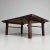 Wood Taishō Period Minimalist Low Wooden Table, Japan, 1920s For Sale - Image 7 of 12
