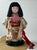 Mid 20th Century Traditional Japanese Ichimatsu Ningyo Doll Standing Ornate Floral Kimono 18.5”h For Sale - Image 12 of 12