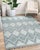 2010s 6x10 Ivory Hand-Knotted Wool Diamond Trellis Geometric Modern Carpet Rug For Sale - Image 5 of 6