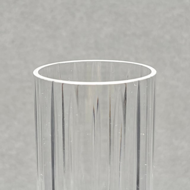 Vintage Baccarat “Harmonie” French Clear Crystal Bud Vase For Sale In New York - Image 6 of 9