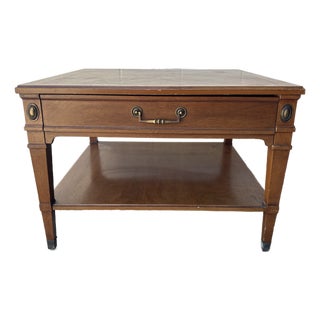 Mid-Century Modern Side End Lamp Table by Heritage For Sale