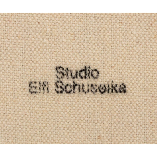 Late 20th Century Elfi Schuselka Abstract Composition Oil on Canvas For Sale - Image 5 of 5