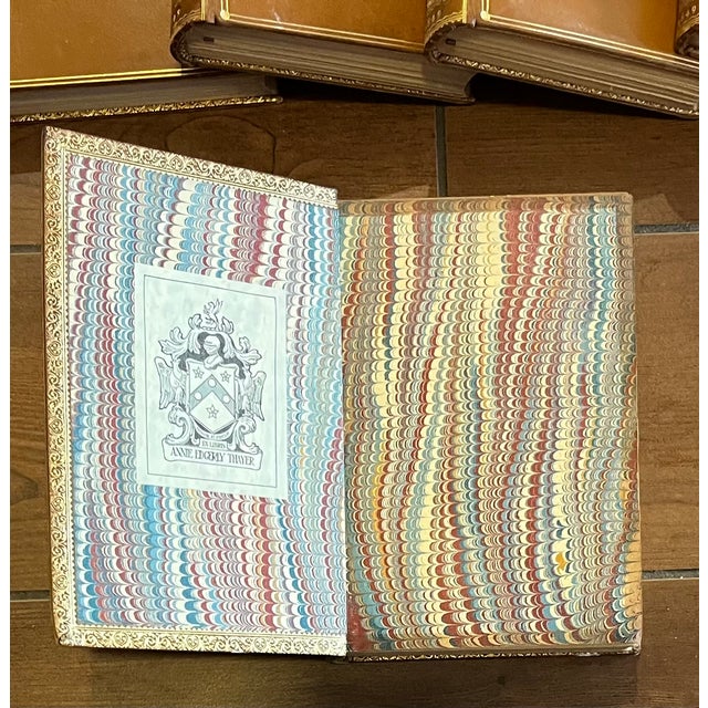 19th Century Antique 19th Century Fine Leather Book Bindings - Diary of Samuel Pepys - 5 Volumes For Sale - Image 5 of 13