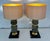 Art Deco Italian Grey Murano Glass Table Lamps, 2000s, Set of 2 For Sale - Image 3 of 15