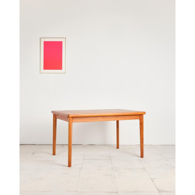 Mid-Century Modern Mid-Century Danish Extendable Dining Table in Teak by Henning Kjaernulf for Vejle Stole & Møbelfabrik, 1960s For Sale - Image 3 of 18