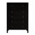Spritely Home Accent Furniture Nora 36 in. W Rectangular Wood 5 Drawer Tall Dresser, Antique Coffee For Sale - Image 4 of 8