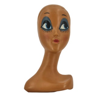 Vintage Twiggy Mannequin Head, 1970s For Sale