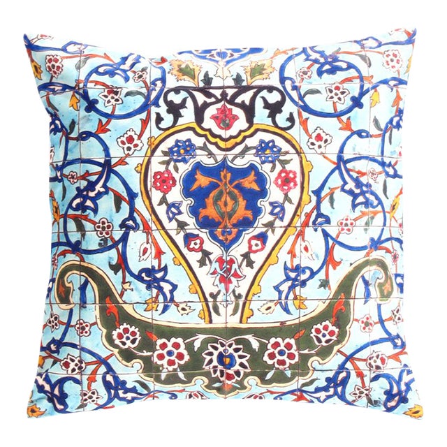 Pasargad DC Pasargad Velvet Throw Pillow For Sale