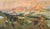 Paul Segieth, Landscape with Alpenglow, 1923, Oil on Canvas, Framed For Sale - Image 15 of 15