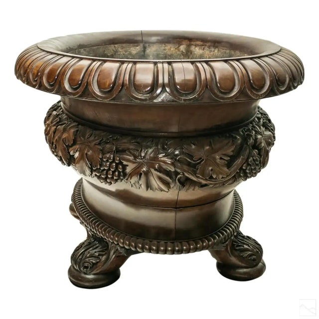 Traditional Regency Mahogany Wine Cooler Attributed to Gillows For Sale - Image 3 of 7