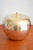 Gold Mid-Century Tin Apple Box with Lid, 1950s For Sale - Image 8 of 8