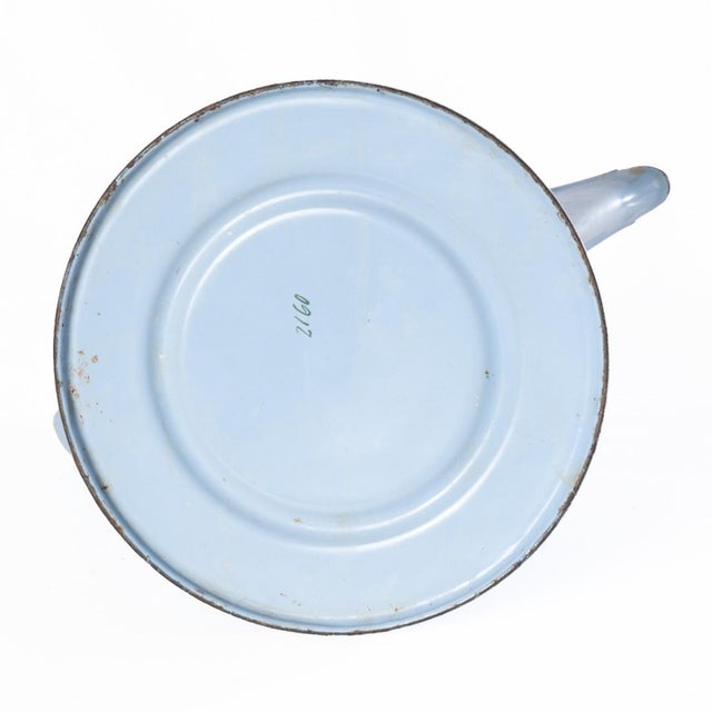 Vintage European Enamel Coffee Pot For Sale - Image 10 of 11