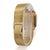Black Vintage Patek Philippe 25mm Square Ellipse 18k Gold Black Dial Watch For Sale - Image 8 of 16