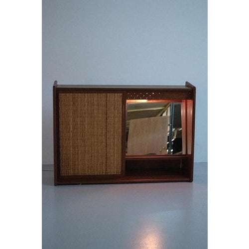 Danish Wall Cabinet in Teak For Sale - Image 5 of 11