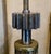 Antique Mid-19th Century Industrial Sculptural Brass Candy Roller Table Lamp For Sale - Image 4 of 7