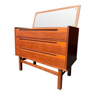 Danish Teak Vanity by Nils Jonsson for HJN Møbler For Sale