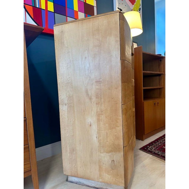 Heywood-Wakefield 1950s Heywood Wakefield ‘Riviera’ Highboy Dresser For Sale - Image 4 of 11