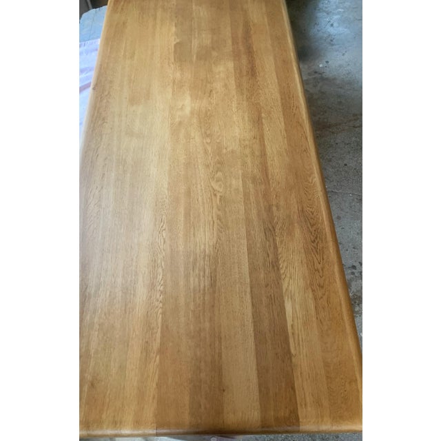 1970s Oak Dining Table, 1950s For Sale - Image 5 of 18