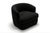 Ancla Swivel Chair in Black by Moanne For Sale - Image 4 of 6
