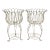 1950s Vintage Art Nouveau French Hollywood Regency Jardiniere Tulip Planter - A Pair. For Sale