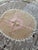 Tan Suzani Wall Hanging Decor - Mid 20th Century Embroidery 4'6'' X 4'9'' For Sale - Image 8 of 10