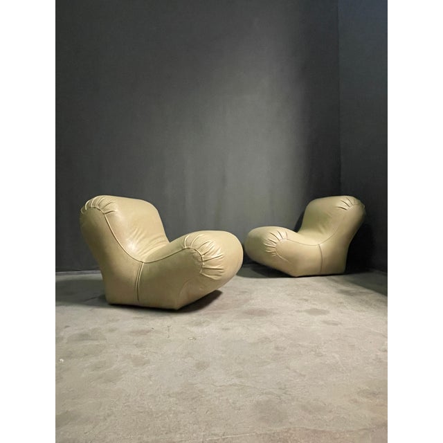 Small Sculptural Lounge Chairs, France, 1970s, Set of 2 For Sale - Image 10 of 10
