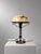 Metal Early 20th Century Swedish Arts and Crafts Hammered Iron Table Lamp For Sale - Image 7 of 7