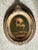 Vintage Skull Oil Painting in Ornate Frame For Sale - Image 9 of 12