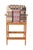 Set of 4 Mid Century Benny Linden Teak Barstools With Geometric Upholstery 1990s For Sale - Image 4 of 9