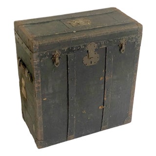 Vintage Travel Trunk, 1890s For Sale