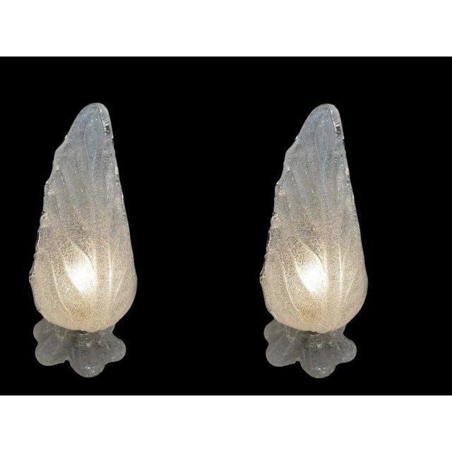 Murano Glass Table Lamps, 1970s, Set of 2 For Sale - Image 10 of 11