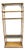 Regency Style Faux Bamboo Maple Etagere For Sale