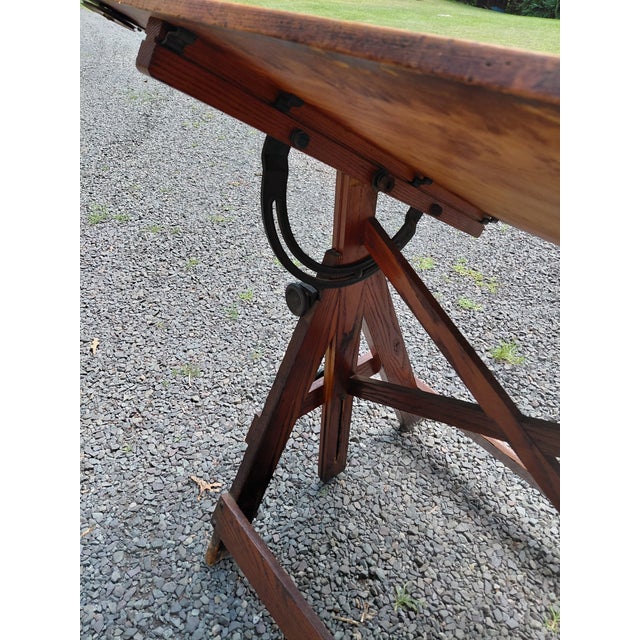1940s Keuffel and Esser Popular Drafting Table For Sale - Image 15 of 16