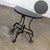 Early 20th Century Art Deco Italianate Demilune Table Black Painted Hand Wrought Iron Base For Sale - Image 17 of 18