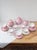 Pink Porcelain Tea Service for 11 with Medallion from Vieux, Paris, 1900s, Set of 25 For Sale - Image 4 of 14