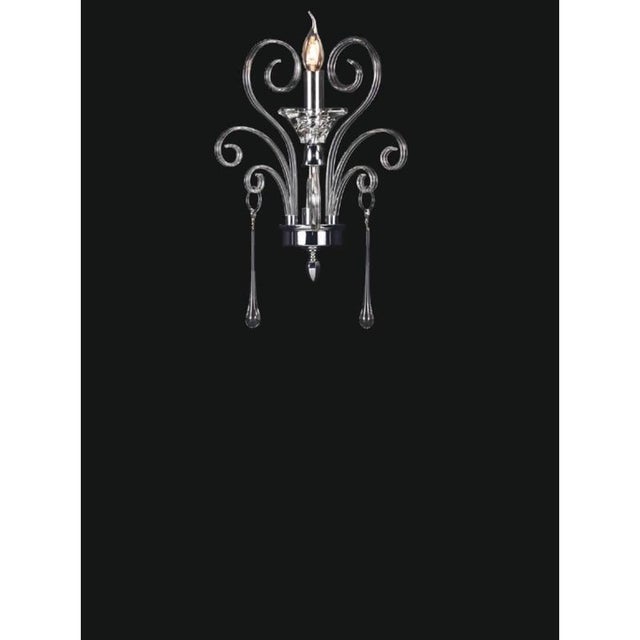 Metal Collection Orchidea Wall Lamp in Metal and Crystal by Jago For Sale - Image 7 of 9