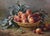 Flowers artwork, antique oil painting, still life with fruit proposed here is a beautiful oil painting on canvas from the...