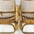 Brown Set of Mid-Century Modern Italian Armchairs in Curved Rattan, 1960s For Sale - Image 8 of 18