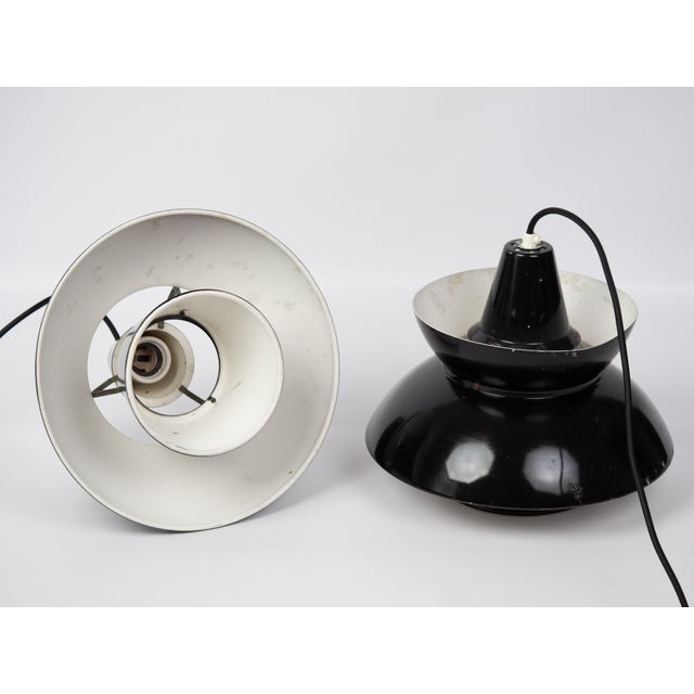 Vintage Danish Pendant Lamps by Henning Klok for Louis Poulsen, 1950s, Set of 2 For Sale - Image 16 of 18
