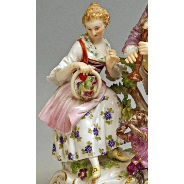 Shepherds Figurines by Carl C. Punct for Meissen For Sale - Image 5 of 9